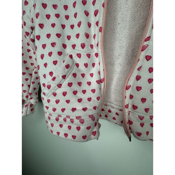 Roller Rabbit Kids Hearts Zip Up Jacket Size 6 - Picture 2 of 7
